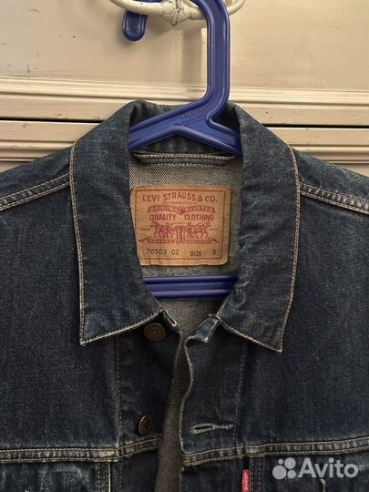 Джинсовая куртка levis винтаж