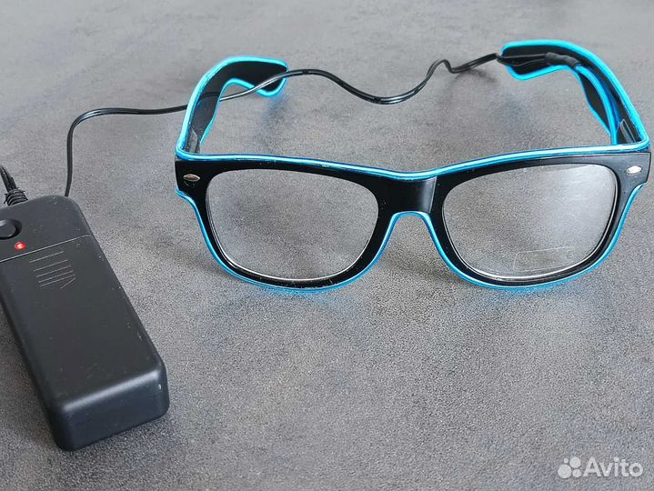 Неоновые очки Led-подсветкой для вечеринки