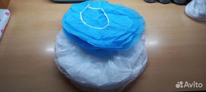 Медицинский халат бу,шапочки новые