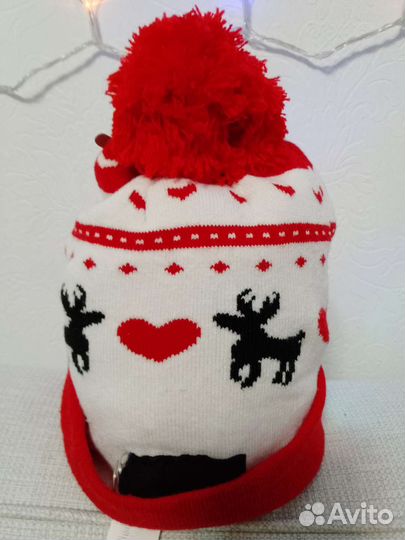 Шапка новогодняя