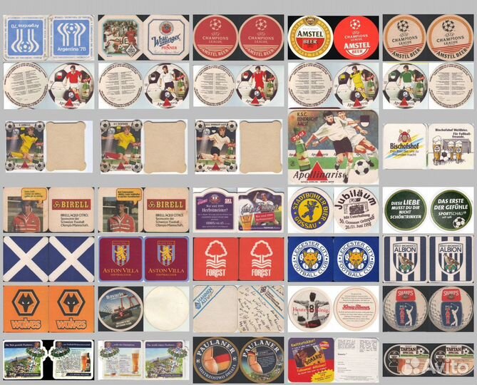 Бирдекели по тематике. Футбол, девушки, пробковые