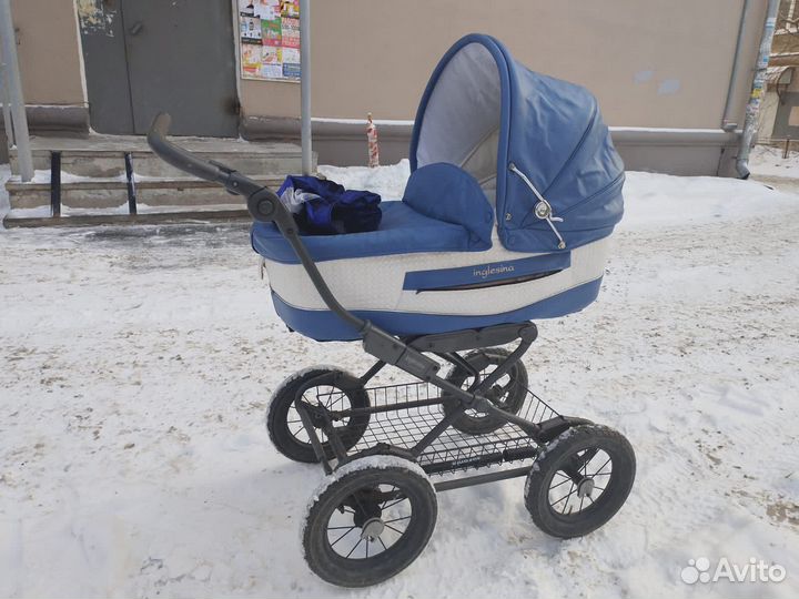 Коляска inglesina 2 в 1 (люлька + автокресло)