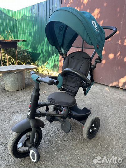 Детский трехколесный складной велосипед qplay rito