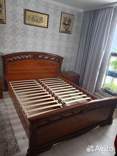 Кровать двухспальная 160 200 без матраса бу