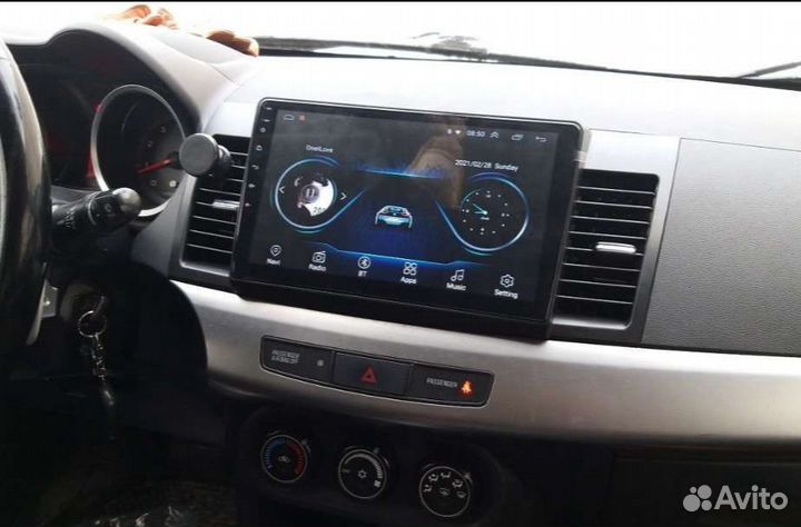 Магнитола Android Mitsubishi Lancer X 2007-2018