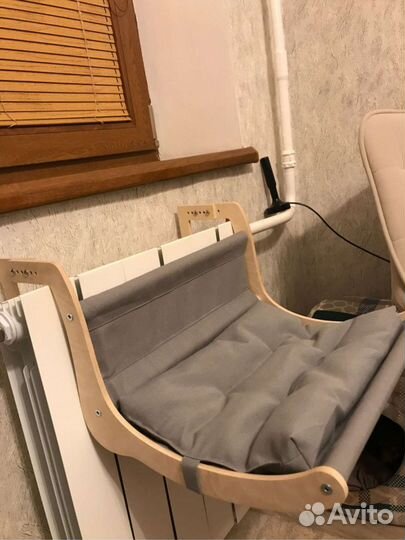 Гамак для кошек на батарею небольшой брак