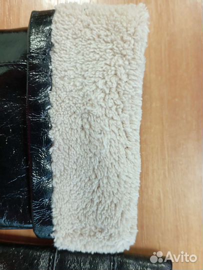 Перчатки кожаные женские р. 6,5-7