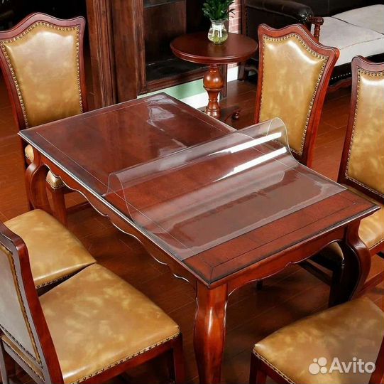 Гибкое стекло, плёнка пвх, жидкое стекло 2 мм