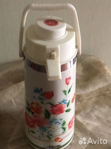 Термос СССР с помпой