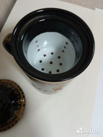 Кружка заварочная с ситом и крышкой