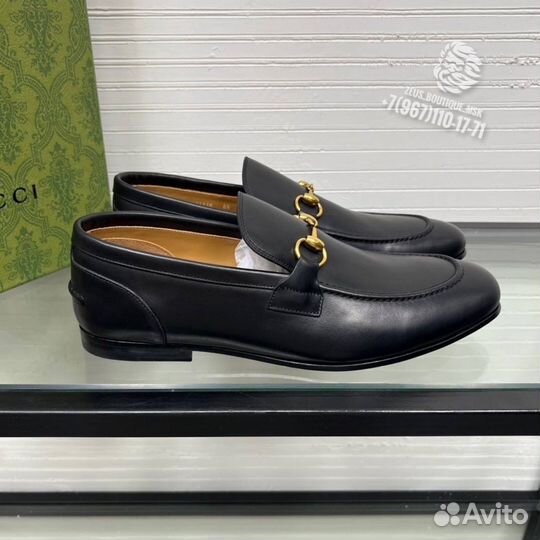 Лоферы мужские Gucci чёрный