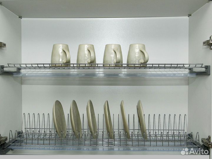 Сушилка для посуды в шкаф 80 см нерж сталь