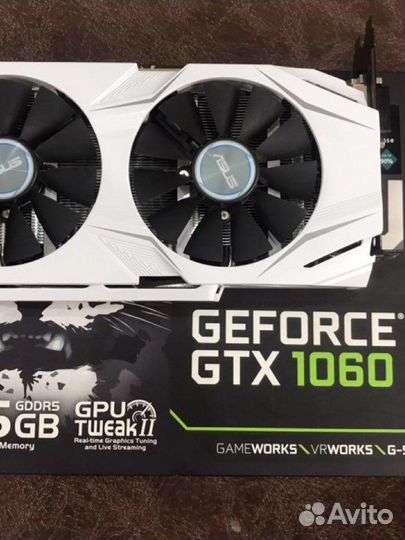 Видеокарта gtx 1060 6gb asus