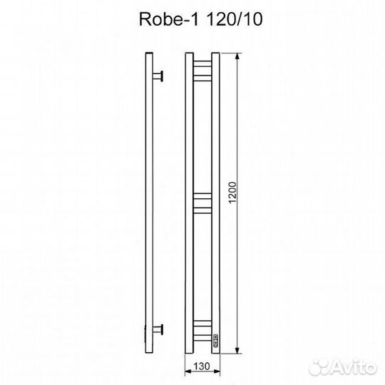 Электрический полотенцесушитель ника Step Robe