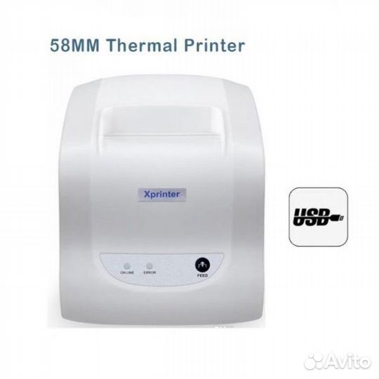 Термопринтер чековый Xprinter XP-D58iiil USB