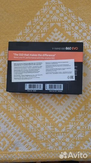 SSD диск Samsung 860 evo