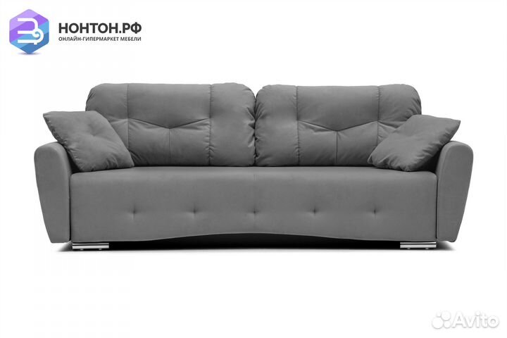 Диван еврокнижка Стингер светло-серый