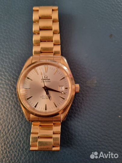 Часы золотые 750 omega мужские