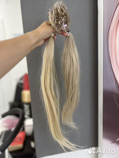 Волосы для наращивания натуральные бу