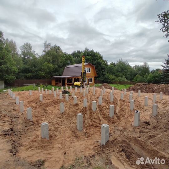 Фундамент из жб свай