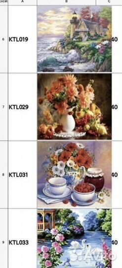 Картина по номерам новая