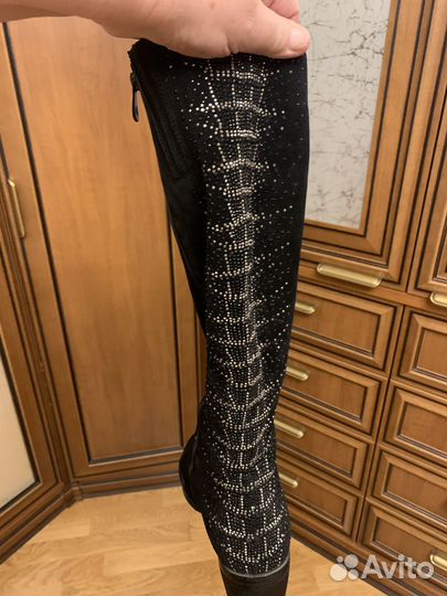 Сапоги женские 42 размер (осень, еврозима)