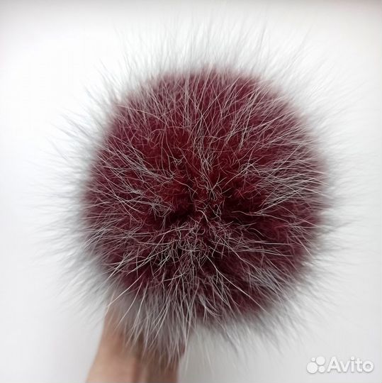 Натуральные меховые помпоны