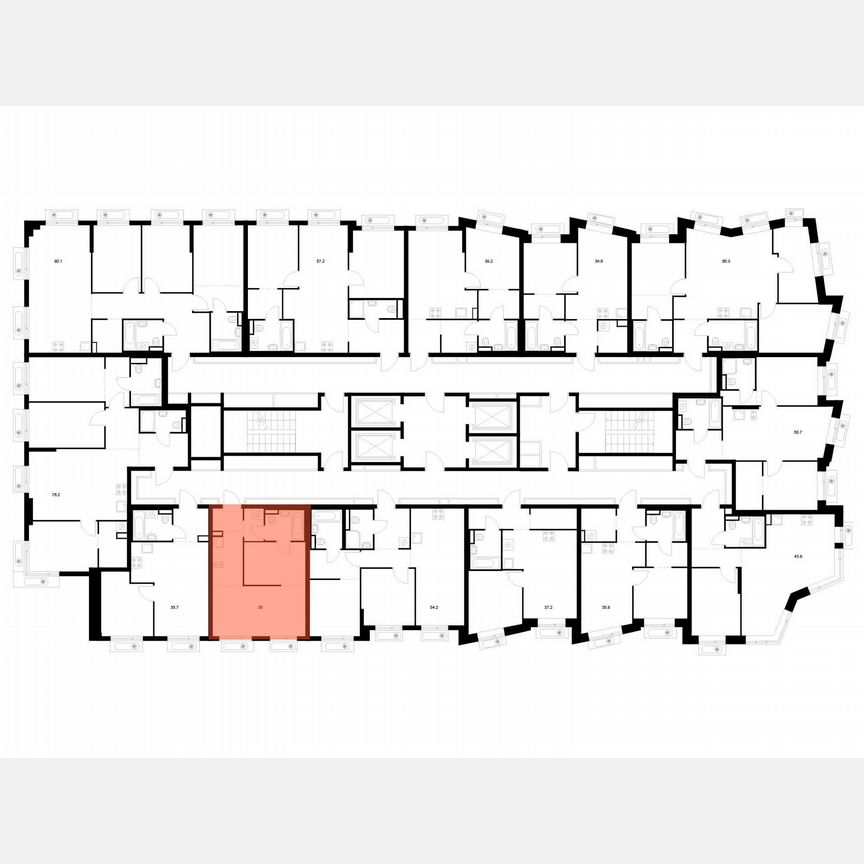 1-к. квартира, 35 м², 15/18 эт.