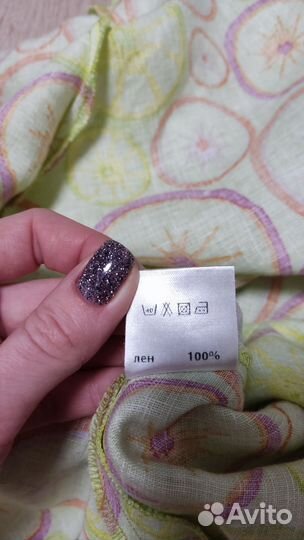 Платье лен 100% 46