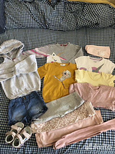 Вещи пакетом на девочку 86 92 98 104