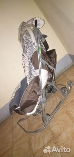 Детские санки коляска бу
