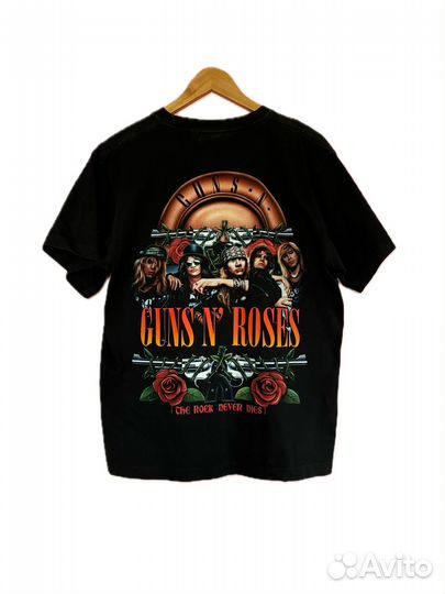 Майка футболка Guns N Roses (merch, rock, y2k)