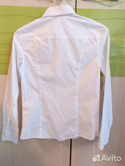 Рубашка белая 140-146