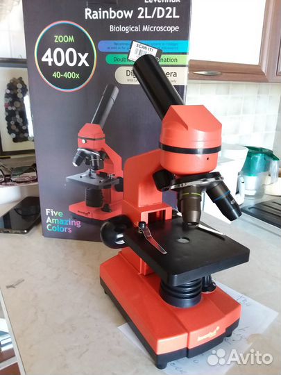 Микроскоп levenhuk rainbow 2L/D2L
