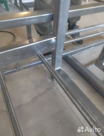 Кровать лофт металлическая 160х200