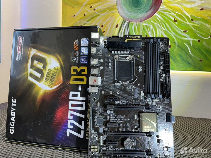 Материнская плата Gigabyte z270p-d3 1151