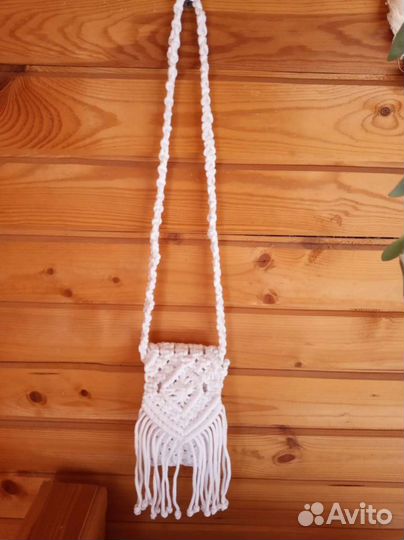 Чехол -макраме для телефона
