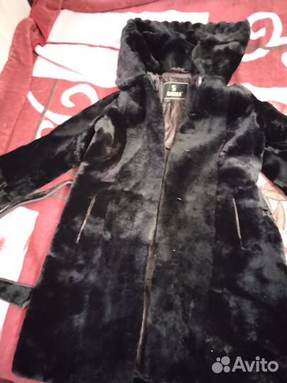 Шуба из овчины, 46 размер