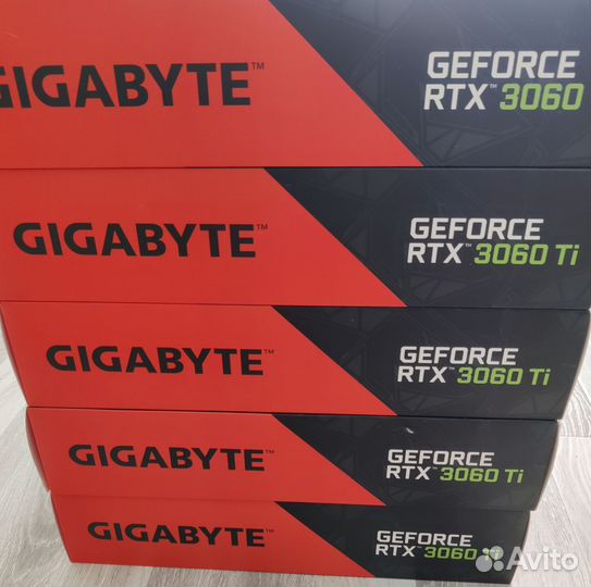 Продам видеокарты Gigabyte RTX 3060Ti gaming OC 8G