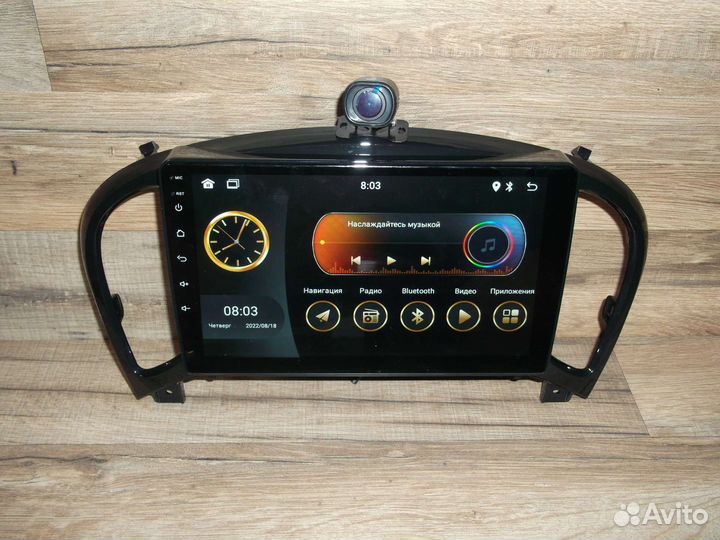 Магнитола Nissan Juke Android с камерой