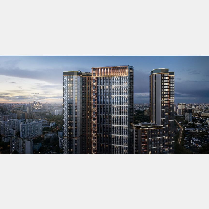 1-к. квартира, 60,5 м², 35/50 эт.