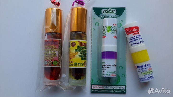 Тайский ингалятор на травах и маслах