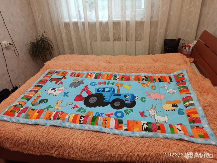Лоскутное одеяло детское ручной работы