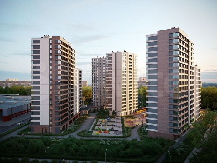 3-к. квартира, 89 м², 9/18 эт.