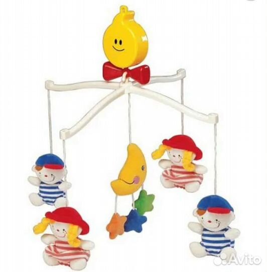 Музыкальный мобиль карусель на кроватку