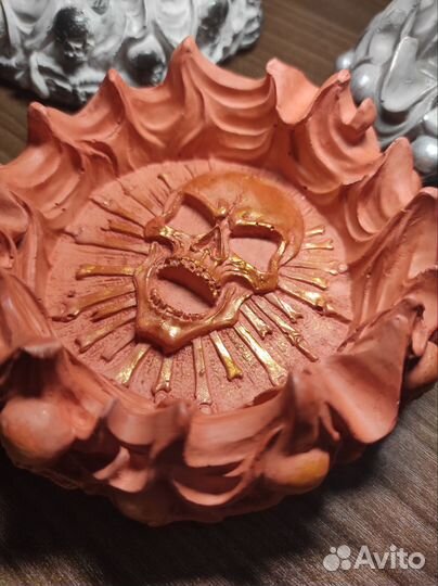 Пепельница из гипса