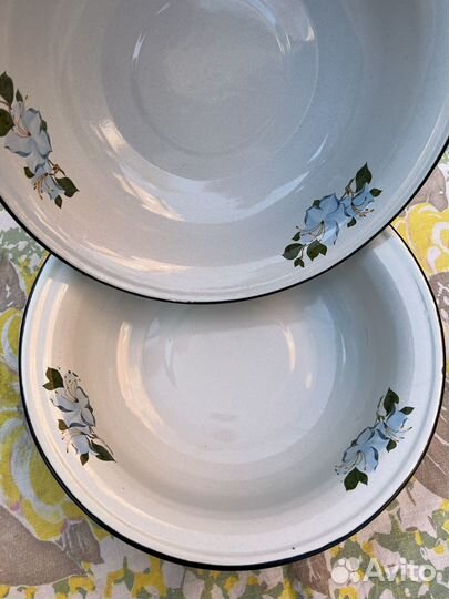 Эмалированный таз «Магнолия»