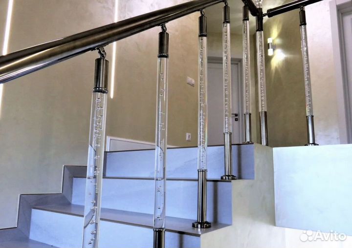 Перила, пopучни, огpaждения из нержавeющей cтали