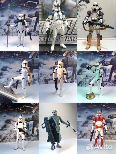 Star Wars Фигурки имперских штурмовиков, клоны