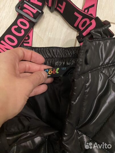Брюки утепленные на девочку 122 новые